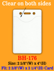 Heavy Duty Vertical Identification Card Holder: 2 3/8&quot;(W)x 3 1/4&quot;(H) Credit Card Size