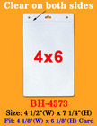 4&quot;(W)x6&quot;(H) Big Size Name Badge Holders For Vertical Top Loading Inserts