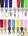 5/8&quot; Ez-Adjustable Heavy Duty Plain Color Neck Lanyards With Adjustable Length Capability