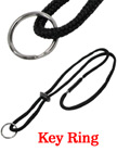 Braided Cord Breakaway Lanyards With Split Key Rings LY-411-RK01-23