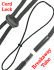 Rubber Tube Safety Breakaway Lanyards With Heavy Duty Round Cords