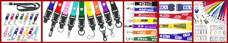 Snap Fastener Lanyards and Neck Straps