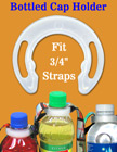 Bottled Cap Holders: Plastic Holders For Bottled Drink Lanyards or Neck Straps Making LY-BCH-34/Per-Piece