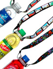 Sports Lanyards:  Bottled Water or Drink Neck Straps: Adjustable Length LY-P-405HD-ABC/Per-Piece