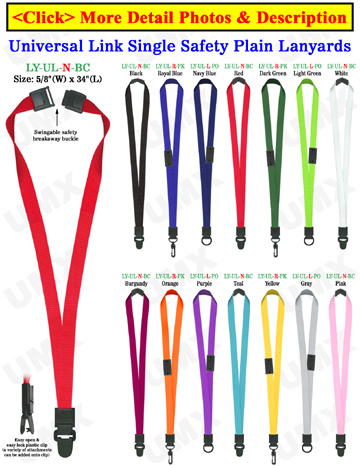 5/8&quot; Security Scan Free Safety Lanyards Make Your Security Scan Safe