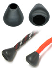 Round Cone Plastic Cord Ends: Cord End Closure with 1/4&quot;(D, Top Hole) x 3/8&quot;(D, Bottom Hole) 