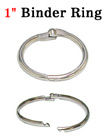 1" Loose Leaf Binder Rings (Most Popular!) BR-2532/Per-Piece