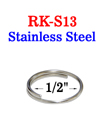 1/2&quot; Stainless Small Key Ring: Great For Harsh Environment