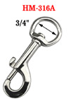 3/4&quot; Big Dog Leash Bolt Snap Hooks: For Round Cords and Flat Rope or Flat Straps