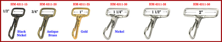 Non-Swivel Hooks For Lanyard or Bag Straps