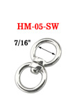 Medium Size Swivel Double Rings: With 7/16&quot; Eye-Rings