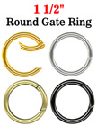 Big Keychain Strap Binder Rings: For Keys, Loose Leaf Books or User Guides