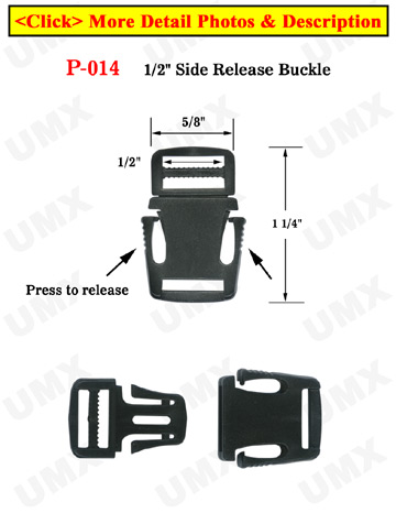 1/2&quot; Shoe Locks, Small Strap Lock Plastic Buckles