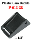 1 1/2&quot; Plastic Cam Lock Belt Buckles: with Two Strap Holes