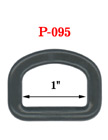 1&quot; Heavy Duty Plastic D-Rings