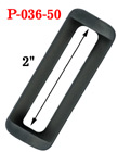 2&quot; Jumbo Size Regular Heavy Duty Plastic Rectangle Ring