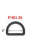 1&quot; Medium Size Plastic D-Ring: For Apparel, Lanyards and Crafts Making 