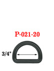 3/4&quot;  Small Plastic D-Ring: For Apparel, Lanyards and Crafts Making