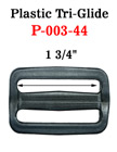 1 3/4&quot; Extra Large  Adjustable Plastric Strap Buckles: Tri-Glides