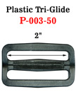 2&quot; Jumbo Size Plastric Strap Connecting Buckles: Tri-Glides