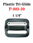 1 1/4&quot; Popular Size Plastric Tri-Glide Strap Buckles