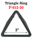 2&quot; Jumbo Size Heavy Duty Triangle Plastic Rings