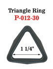 1 1/4&quot; Popular Size Plastic Triangle Rings