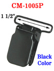 1 1/2&quot; Black Color High Quanlity Heavy Duty Metal Suspender Clips  With Plastic PVC Teeth Protection