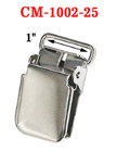 1&quot; Heavy Duty Suspender Clips With Heavy Weight Lock Jaw Without Plastic PVC Teeth: Nickel Color