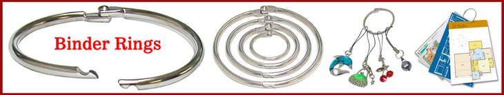 Binder Rings, Book Ring Binders & Loose Leaf Fasteners