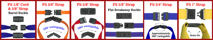 Plastic Safety Breakaway Buckles