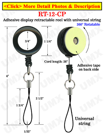 s With Adhesive Backs and Universal Strings